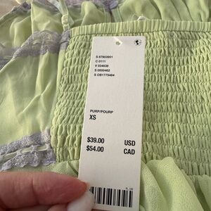 Light Green Smocked Dress